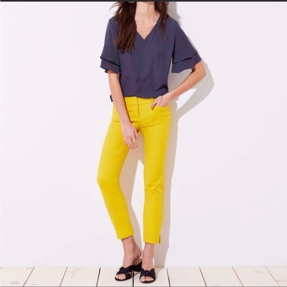 LOFT Pants - NWT LOFT The Riveria Pant Cropped Marisa Fit Sz 8